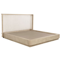Orleans Furniture - Coaster - Kailani 49-inch California King Wingback Bed Beige Oak - 225041KW