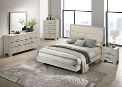 Orleans Furniture - Coaster - Trenton 5-piece Queen Bedroom Set Rustic Cream - 225061Q-S5
