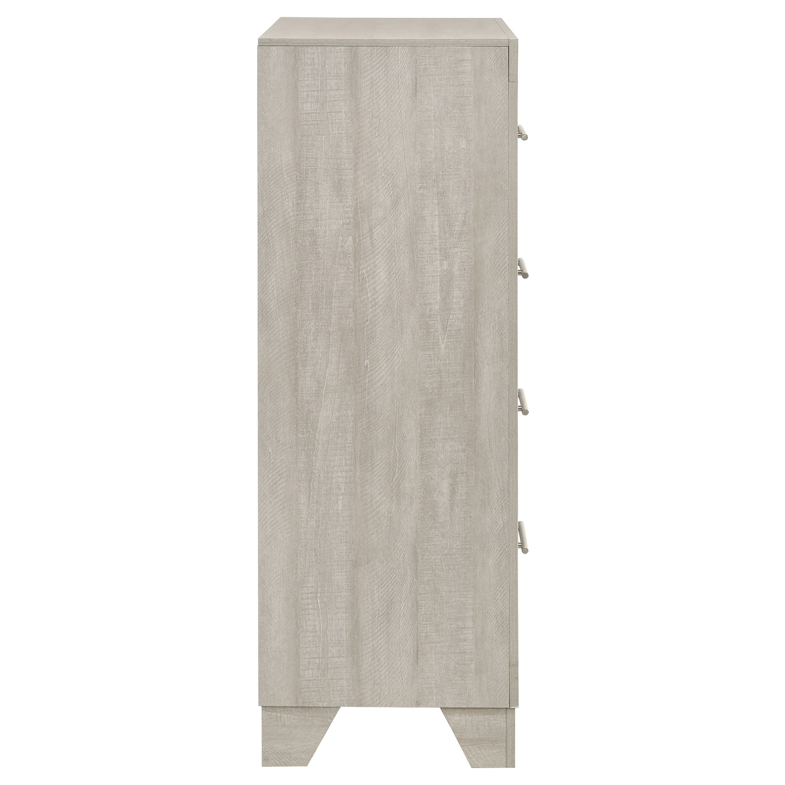 Trenton 4-drawer Bedroom Chest of Drawers Rustic Cream