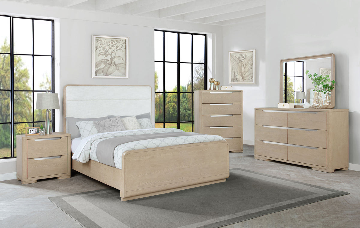 Orleans Furniture - Coaster - Ladera 5-piece Eastern King Bedroom Set Light Elm - 225081KE-S5