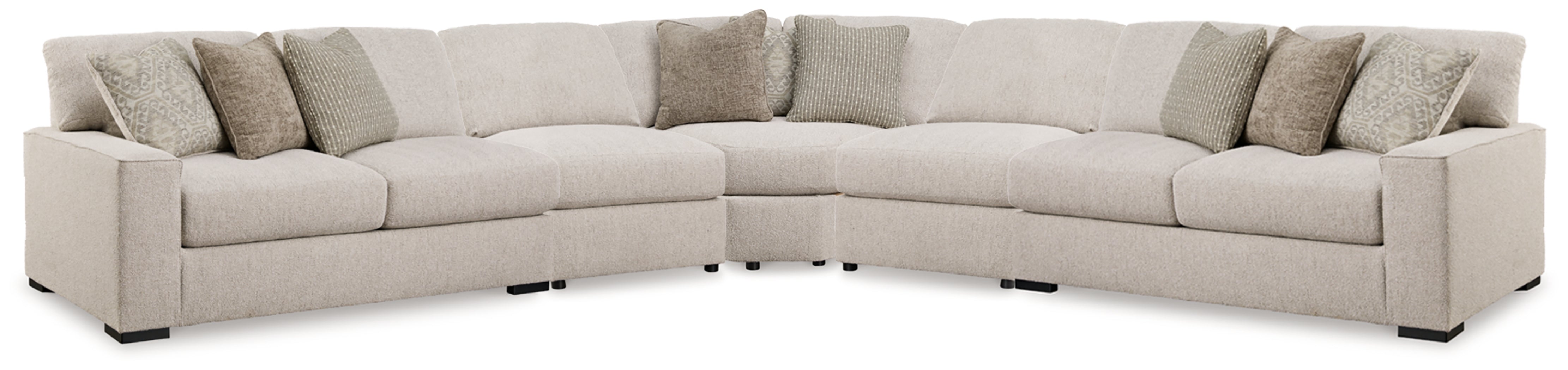 Orleans Furniture - Ashley Furniture - Ballyton Sectional - RAF 5-Piece Sectional / Sand - 25102S3