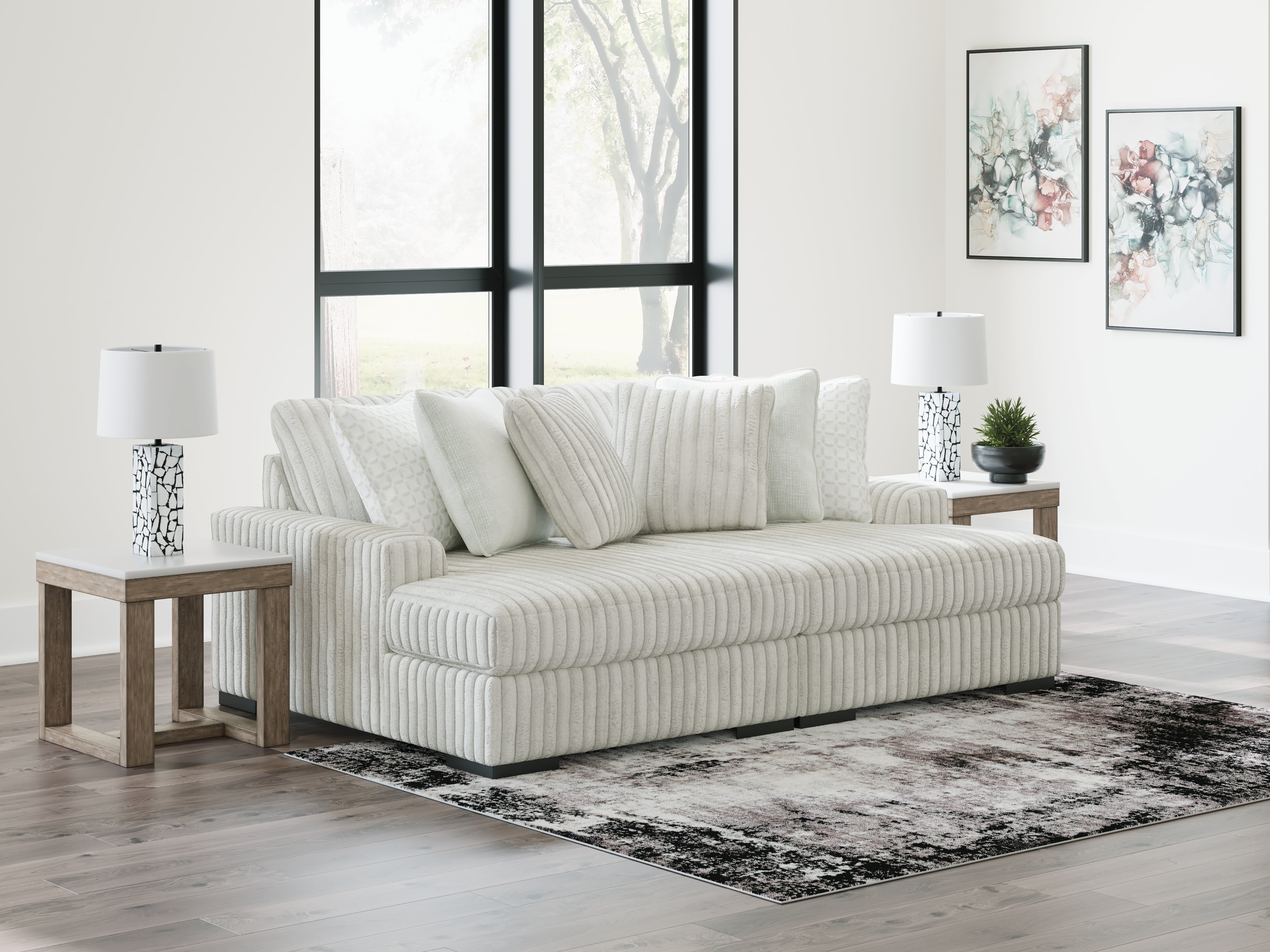 Orleans Furniture - Ashley Furniture - Stupendous Sectional - RAF Super Chaise / Alloy - 25903S16