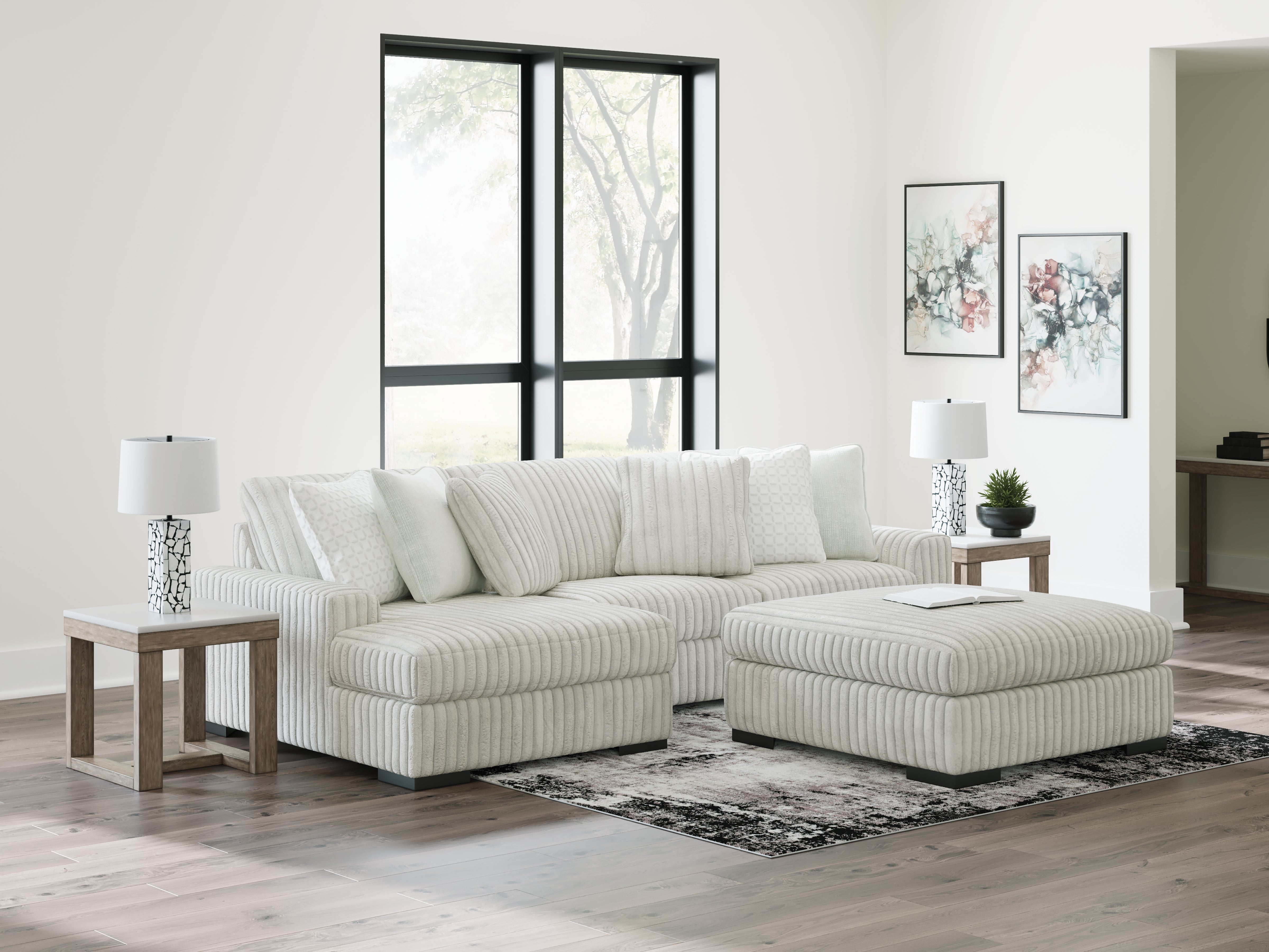 Orleans Furniture - Ashley Furniture - Stupendous Sectional - LAF 2-Piece Sectional with Chaise / Alloy - 25903S7