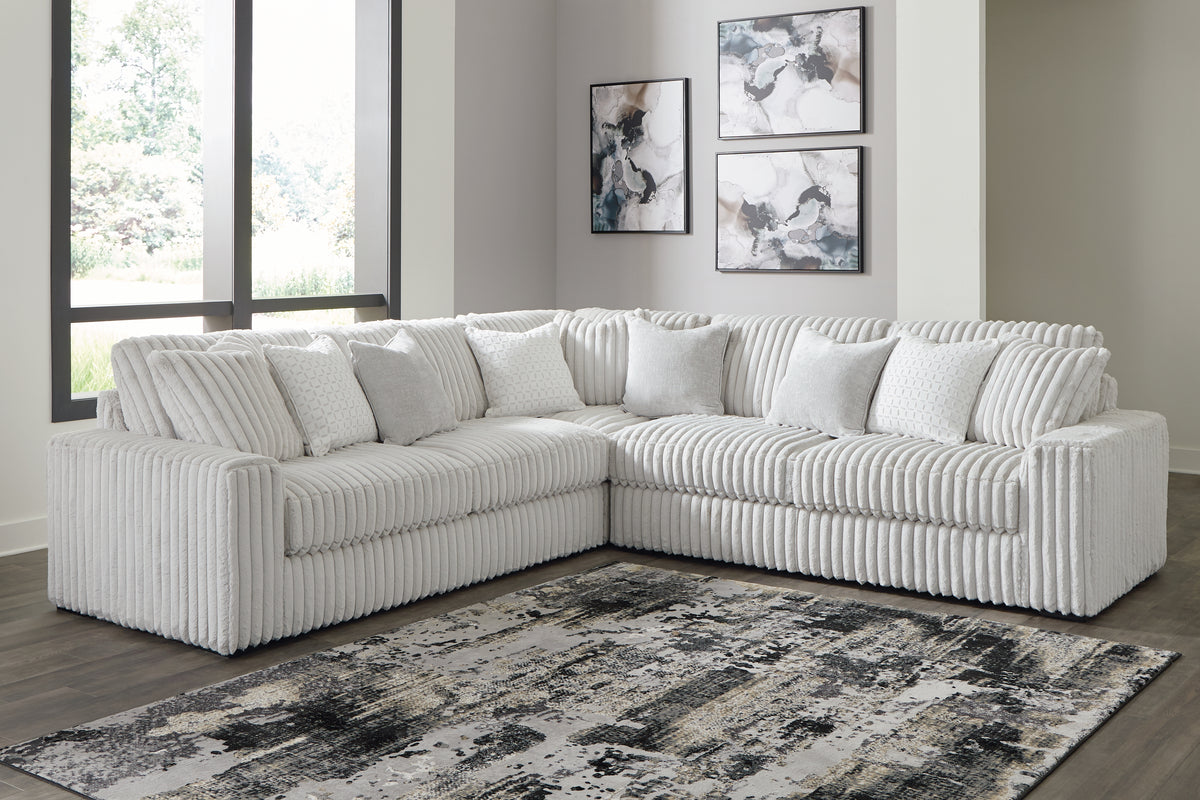 Orleans Furniture - Ashley Furniture - Stupendous Sectional - LAF 5-Piece Sectional with Chaise / Alloy - 25903S9