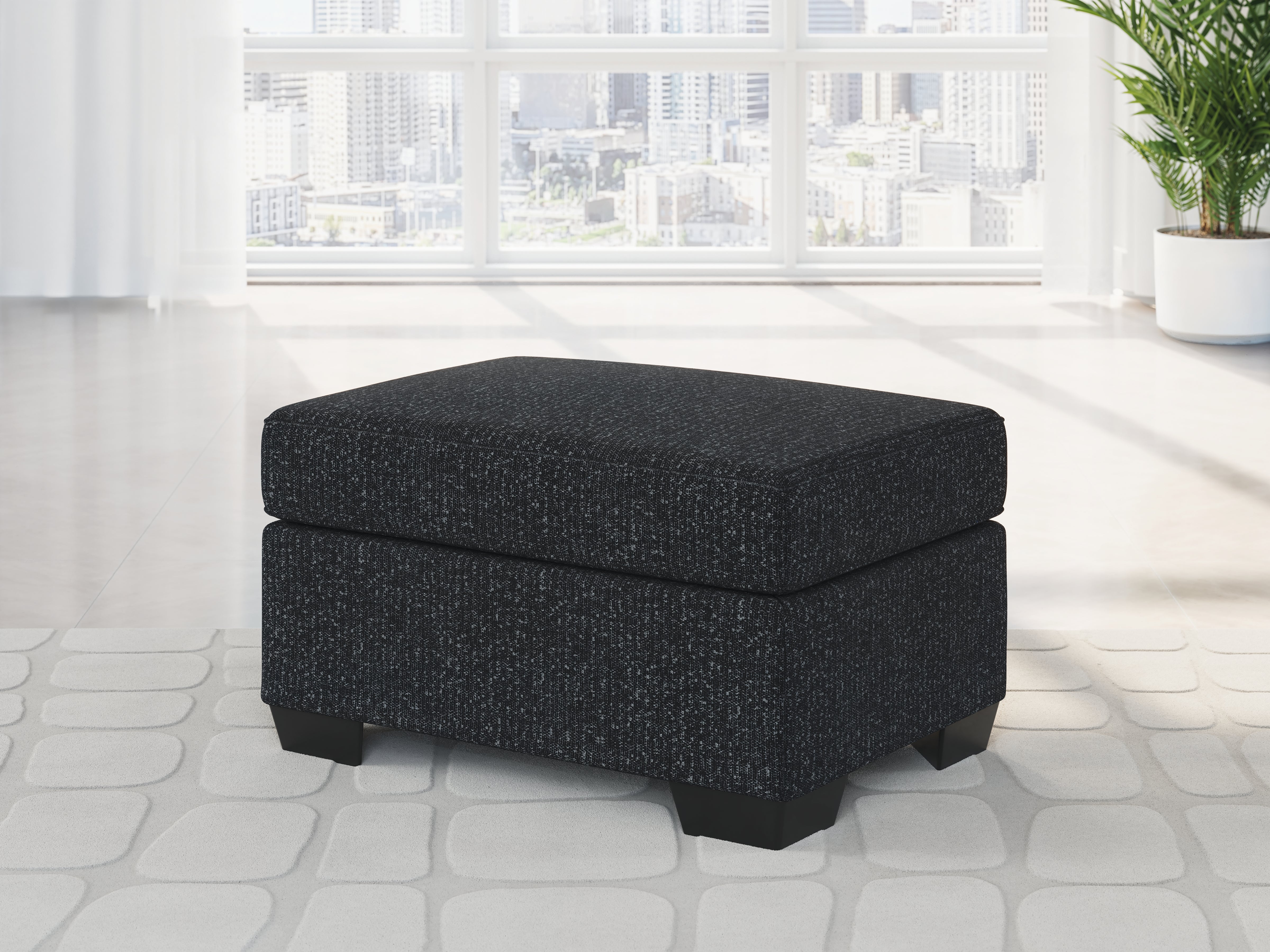 Orleans Furniture - Ashley Furniture - Jasmine Peaks Living Room - Ottoman / Coal - 2890414