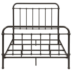 Livingston Metal Full Open Frame Bed Dark Bronze