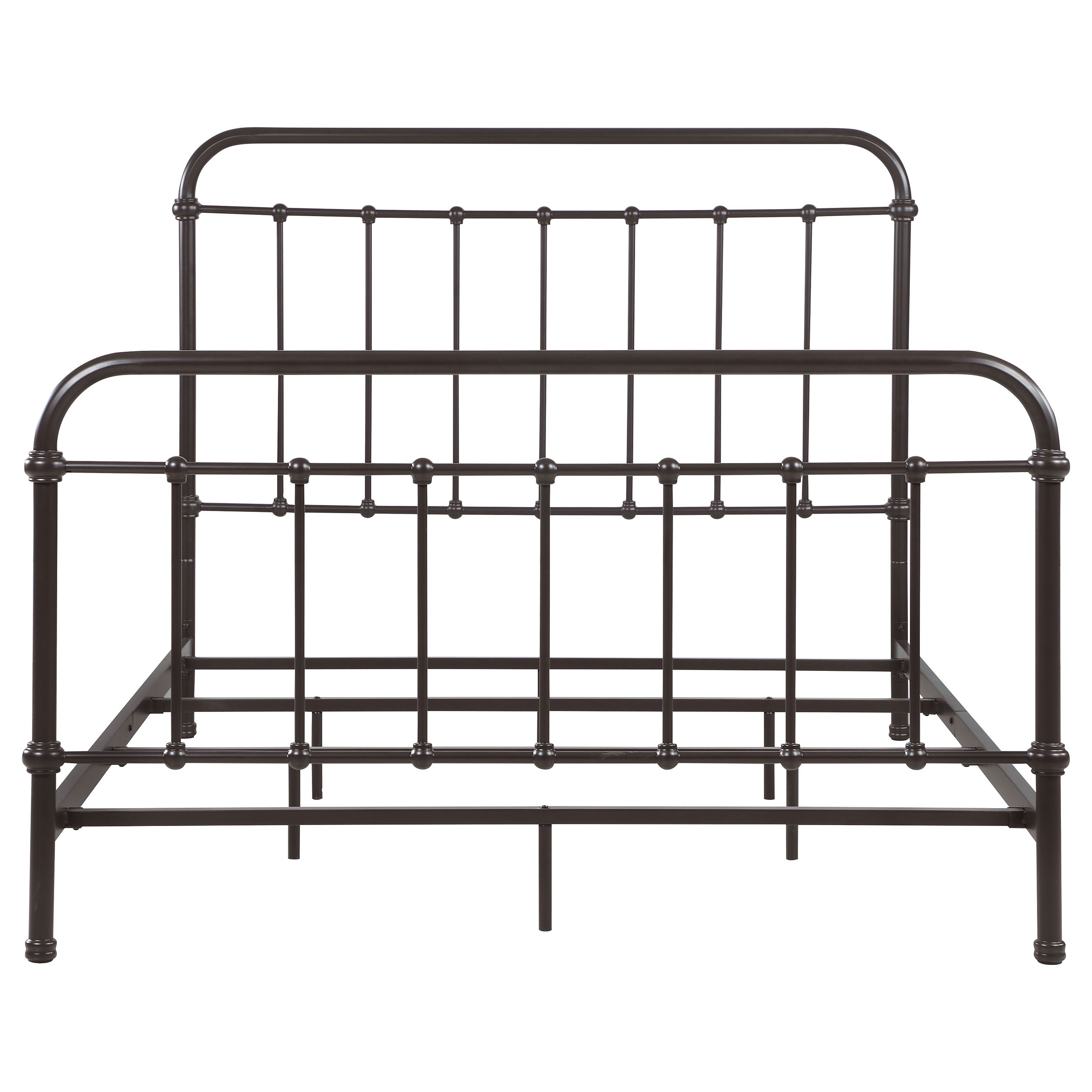 Livingston Metal Queen Open Frame Bed Dark Bronze