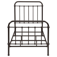 Livingston Metal Twin Open Frame Bed Dark Bronze