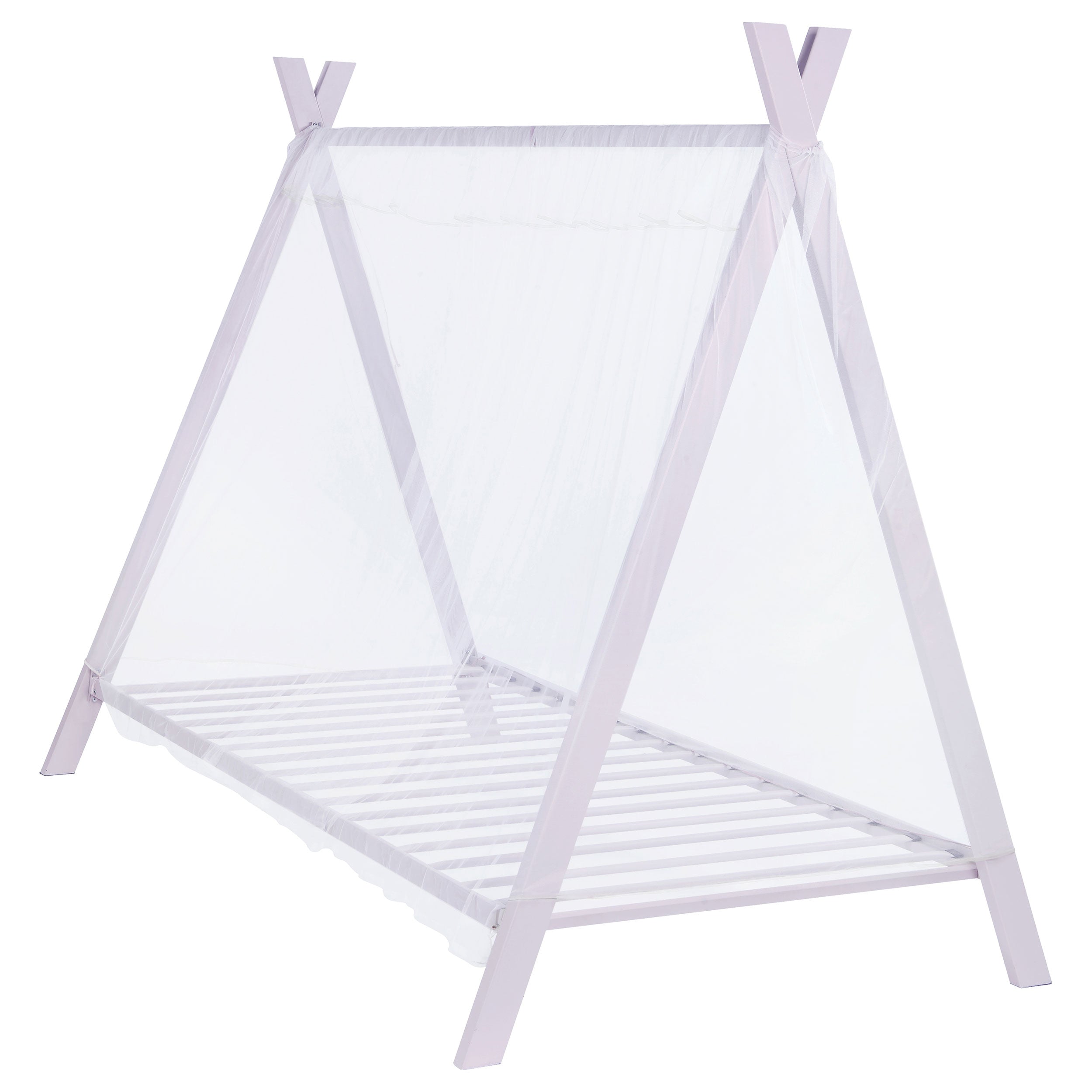 Orleans Furniture - Coaster - Fultonville Metal Twin Tent Bed Pink - 302133