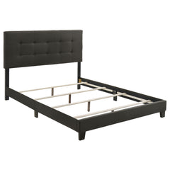 Orleans Furniture - Coaster - Mapes Upholstered Full Panel Bed Charcoal - 305746F