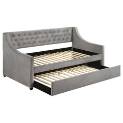 Orleans Furniture - Coaster - Chatsboro Upholstered Twin Daybed with Trundle Grey - 305883