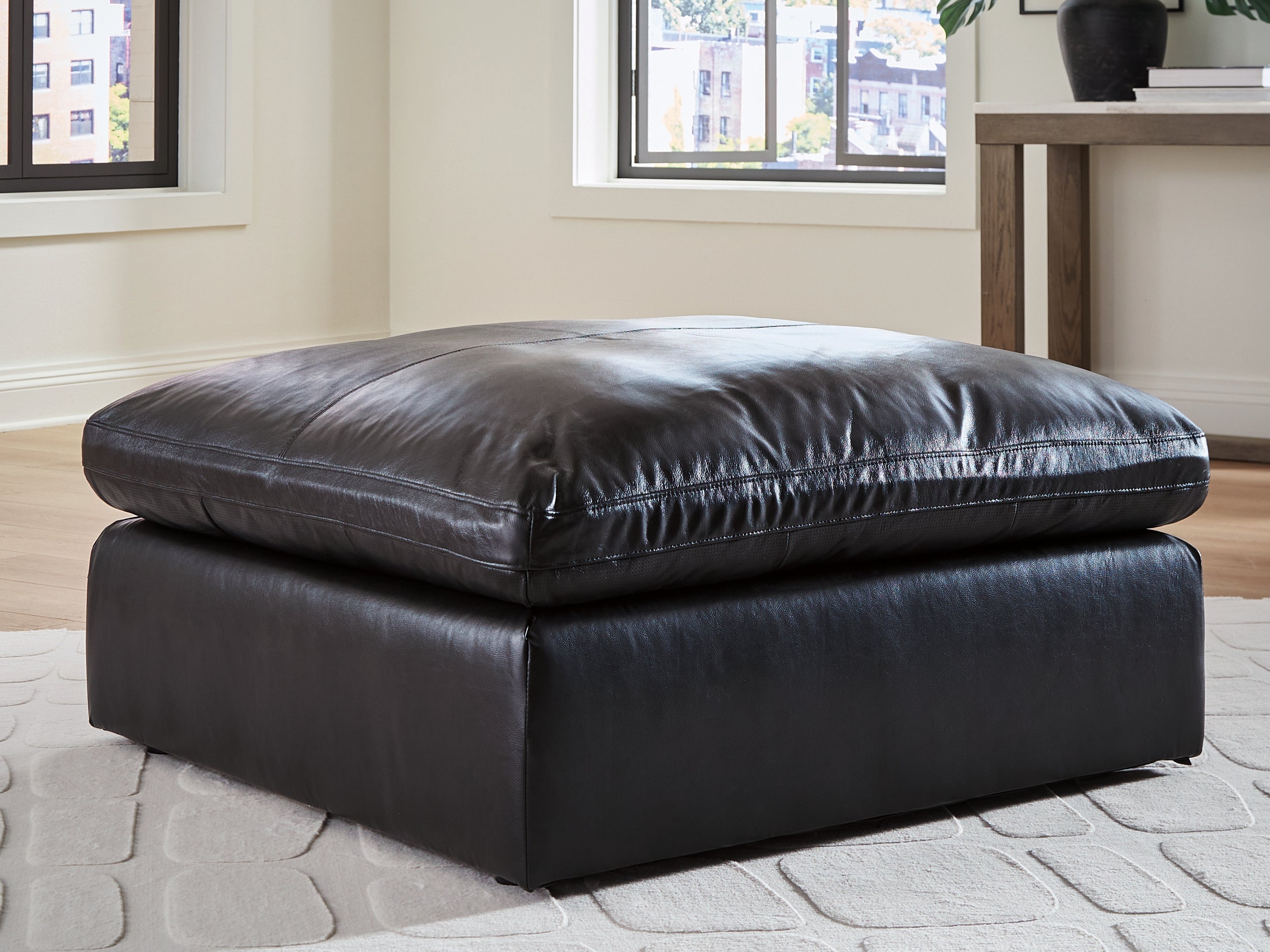 Orleans Furniture - Ashley Furniture - Emilia Sectional - Oversized Accent Ottoman / Black - 3090208