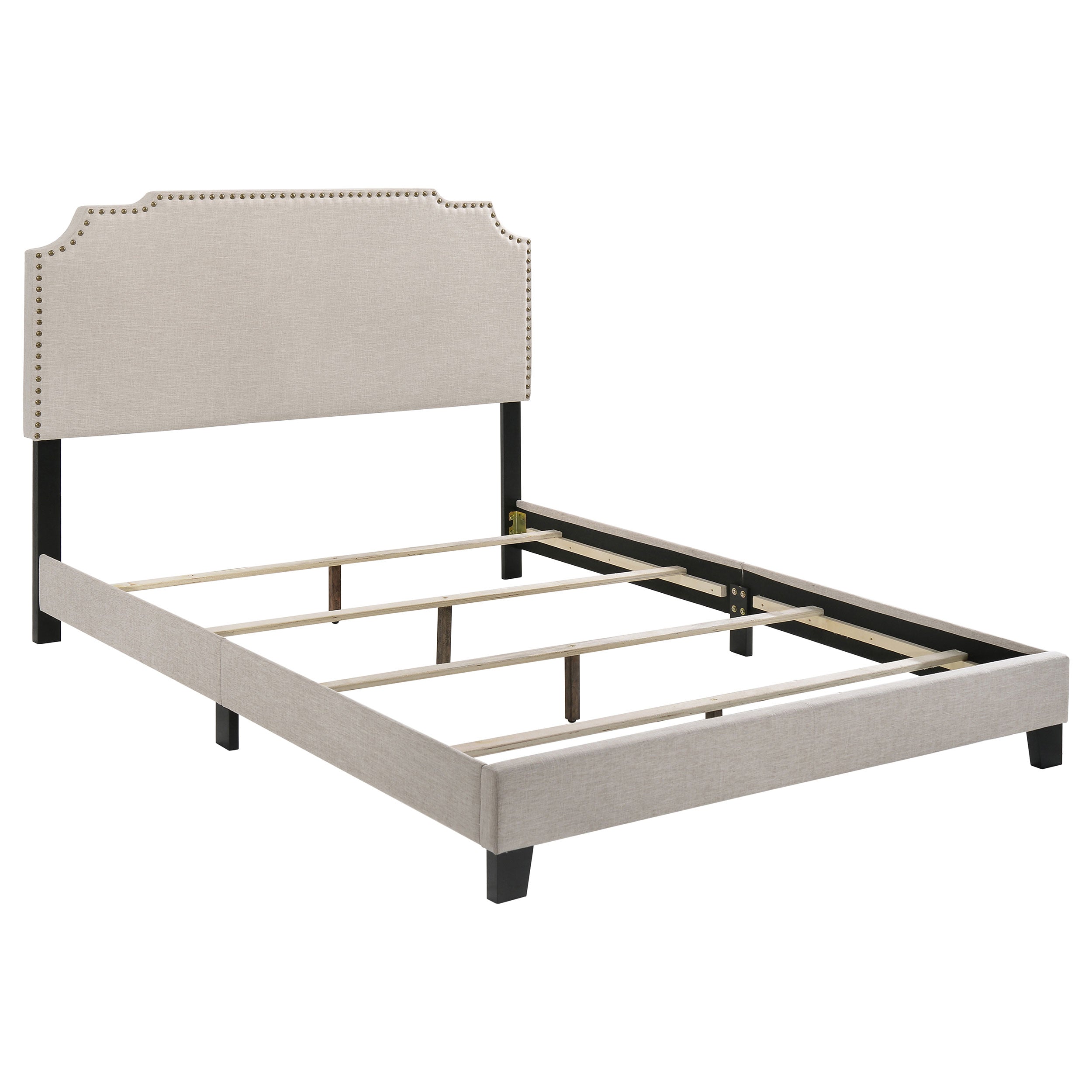 Orleans Furniture - Coaster - Tamarac Upholstered Full Panel Bed Beige - 310061F