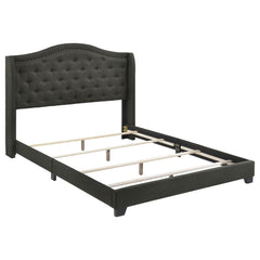 Orleans Furniture - Coaster - Sonoma Upholstered Full Wingback Bed Grey - 310072F