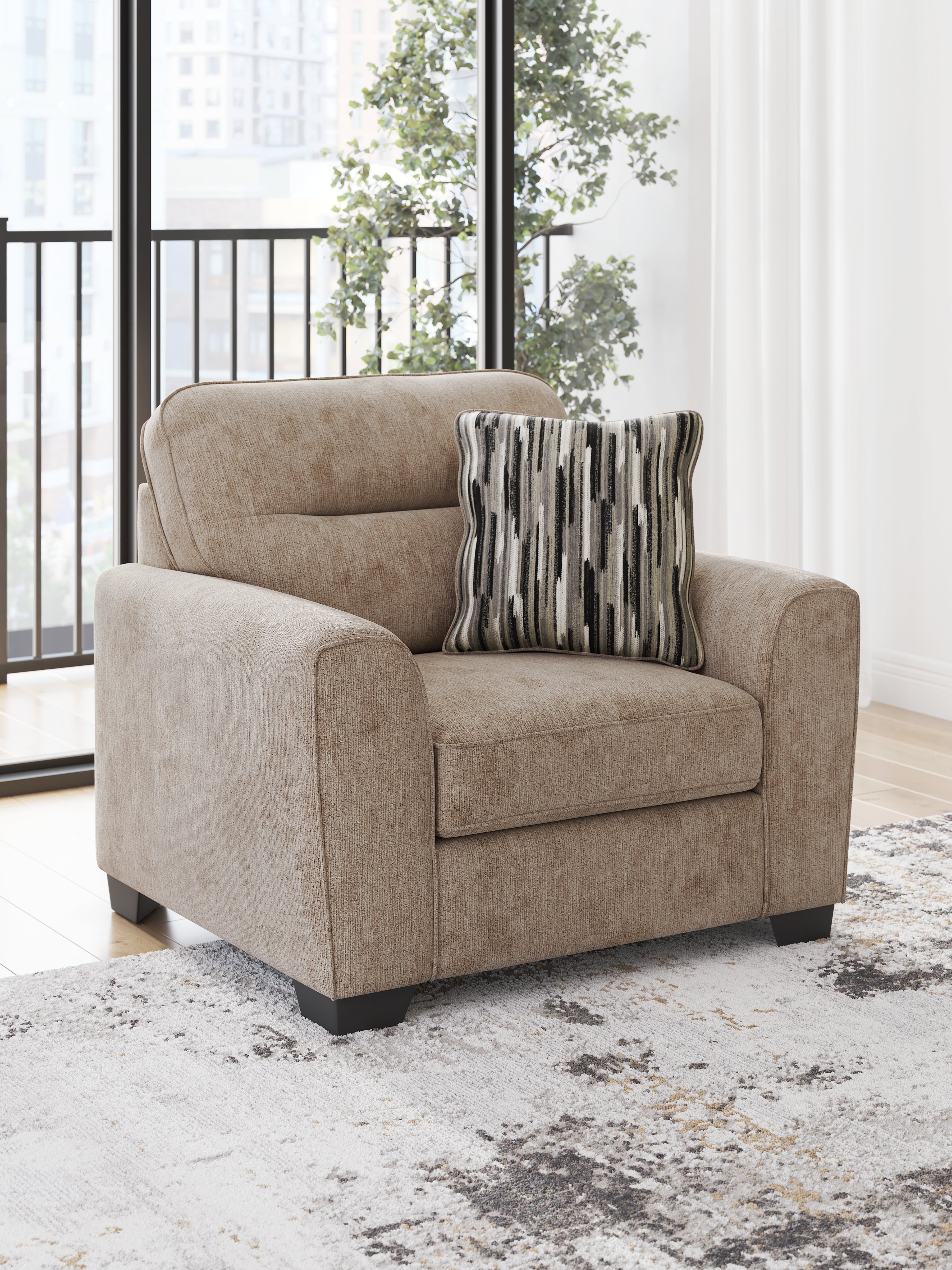 Orleans Furniture - Ashley Furniture - Olten Living Room - Chair and a Half / Mocha - 3130423