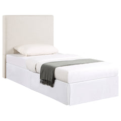 Orleans Furniture - Coaster - Pirro Upholstered Twin Panel Headboard Sand - 315980T