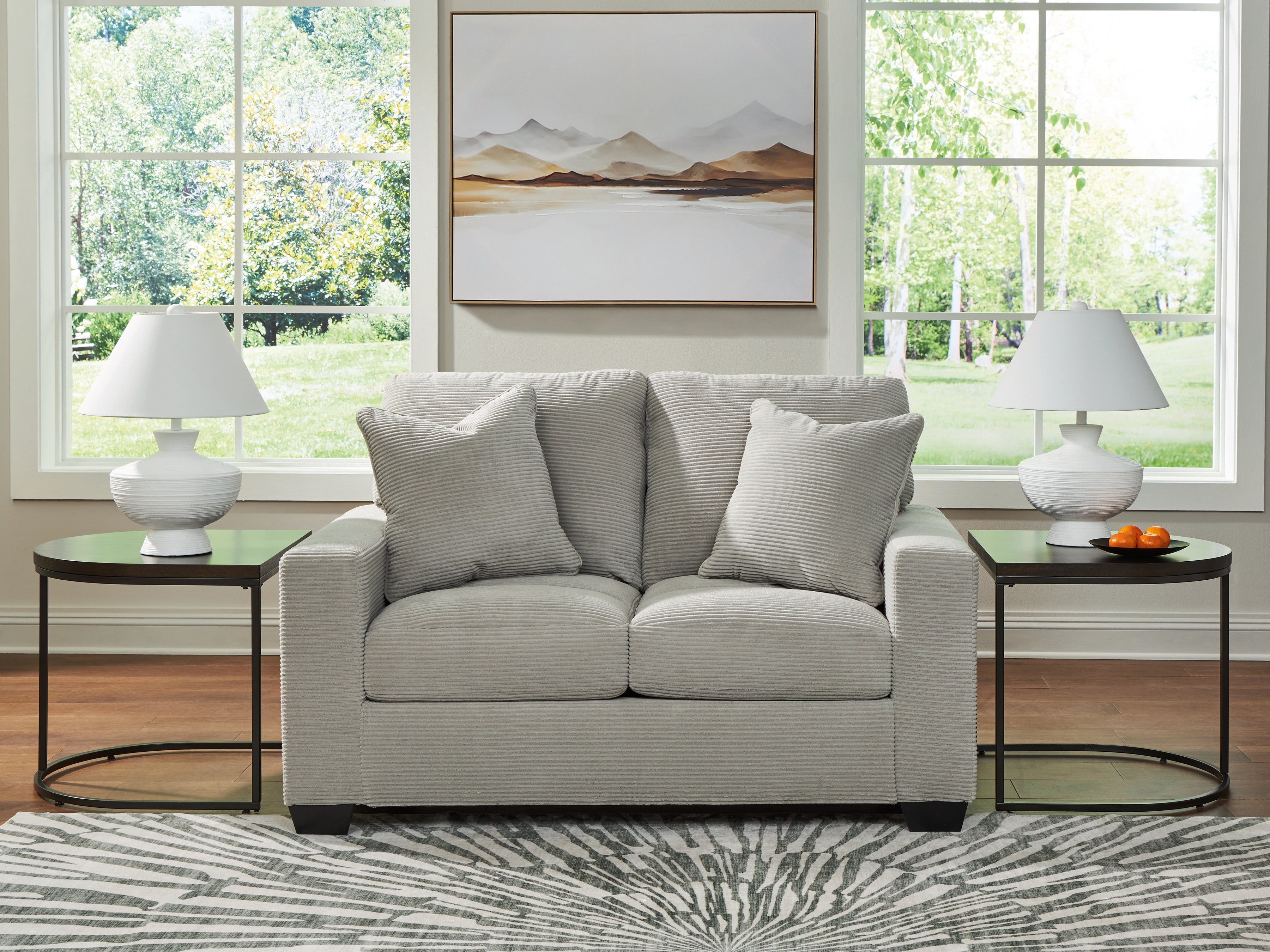 Orleans Furniture - Ashley Furniture - Greenbriar Living Room - Loveseat / Smoke - PC3200535