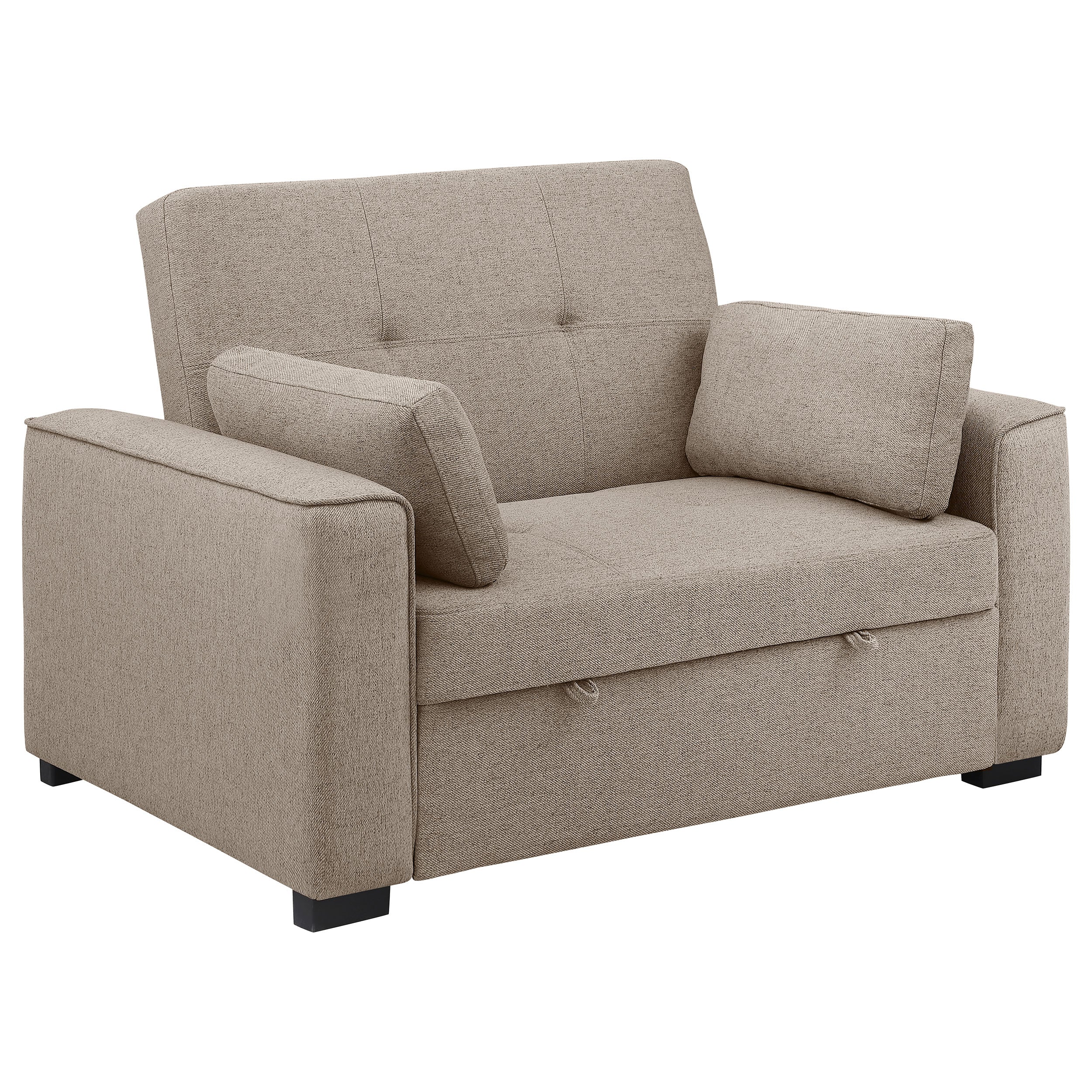 Orleans Furniture - Coaster - Edith Upholstered Convertible Sleeper Sofa Bed Beige - 360146
