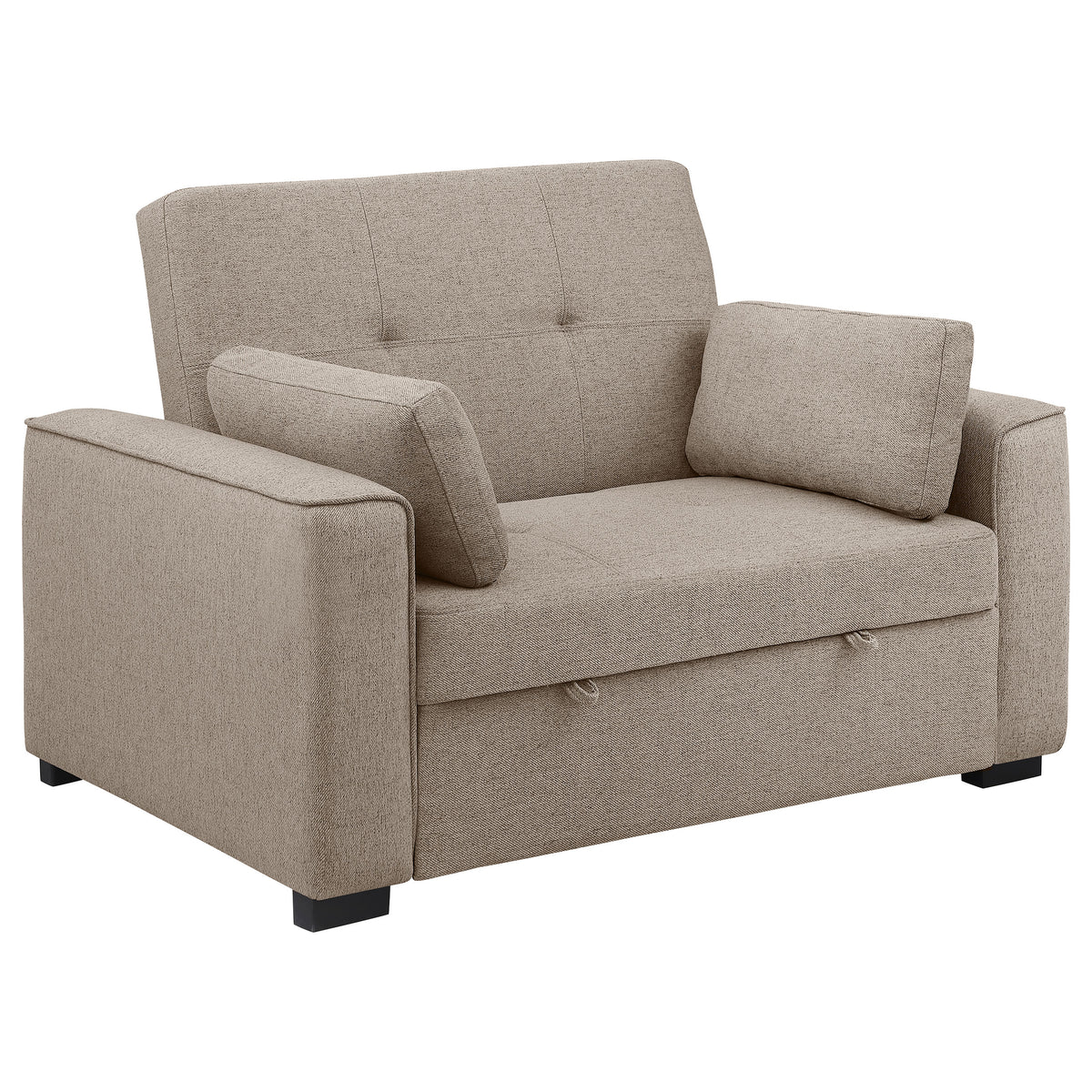 Orleans Furniture - Coaster - Edith Upholstered Convertible Sleeper Sofa Bed Beige - 360146