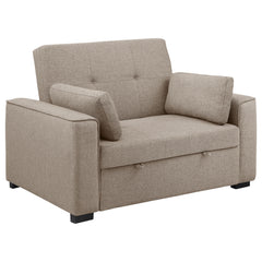 Orleans Furniture - Coaster - Edith Upholstered Convertible Sleeper Sofa Bed Beige - 360146