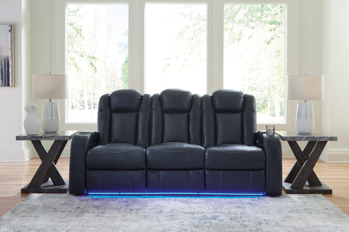 Orleans Furniture - Ashley Furniture - Fyne-Dyme Living Room - PWR Recliner/ADJ Headrest / Shadow - 3660213