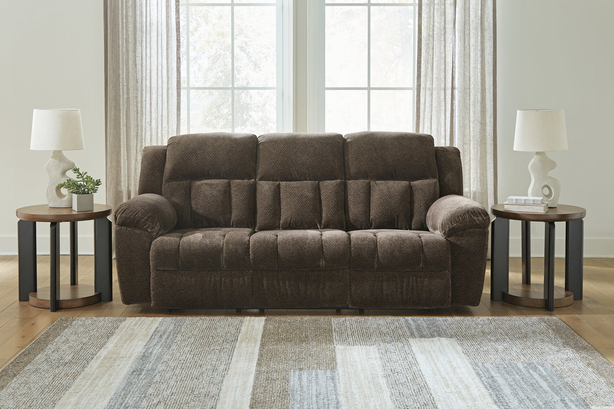 Orleans Furniture - Ashley Furniture - Frohn Living Room - Reclining Sofa / Chocolate - 3740788