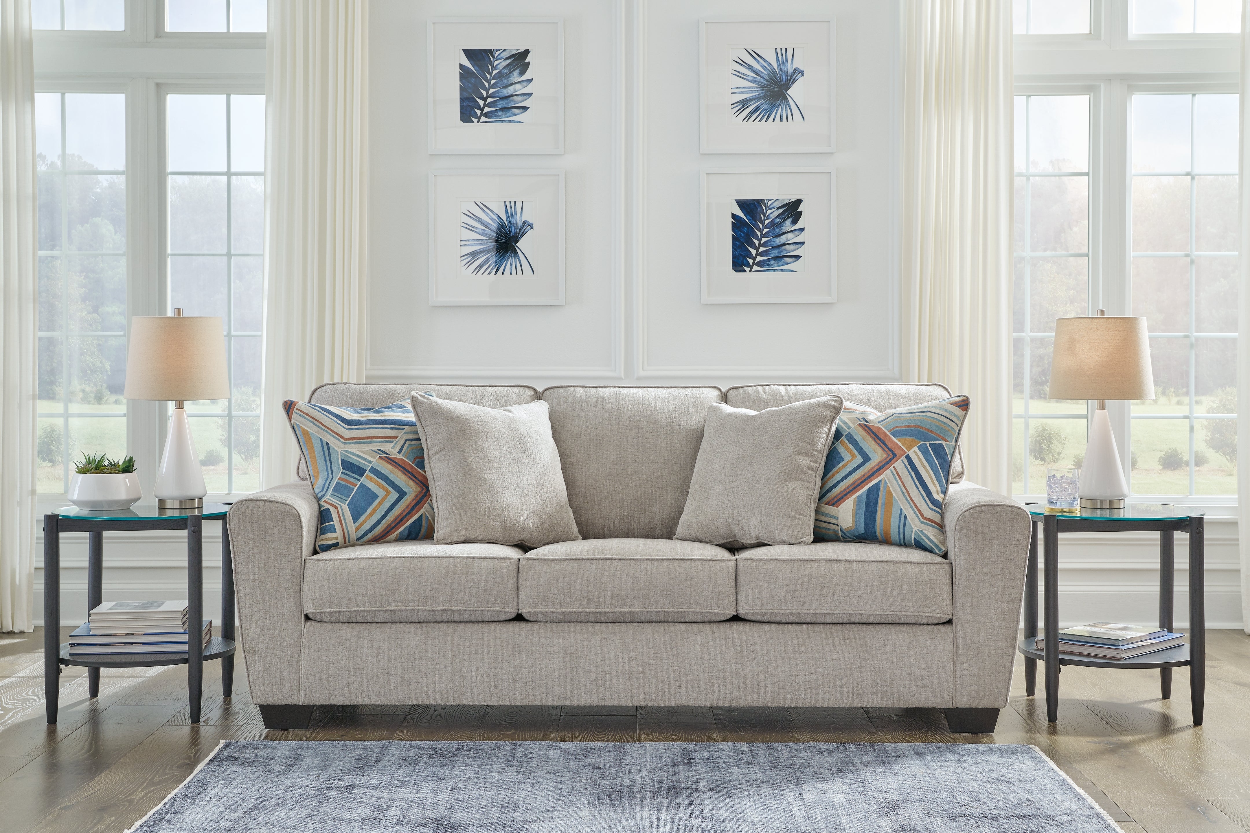 Orleans Furniture - Ashley Furniture - Cashton Living Room - Sofa / Ice - 4060638