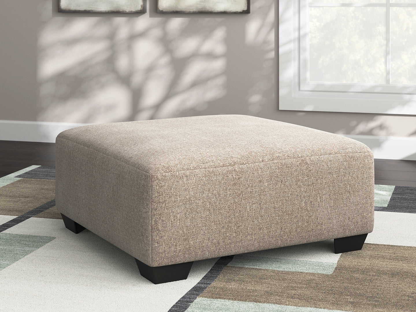 Orleans Furniture - Ashley Furniture - Newellen Living Room - Oversized Accent Ottoman / Hemp - 4840408