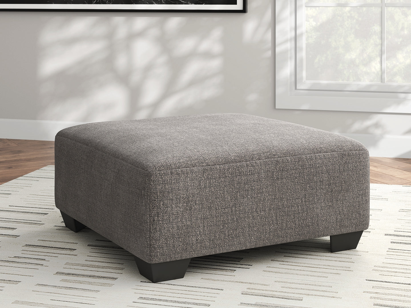 Orleans Furniture - Ashley Furniture - Newellen Living Room - Oversized Accent Ottoman / Greystone - 4840508