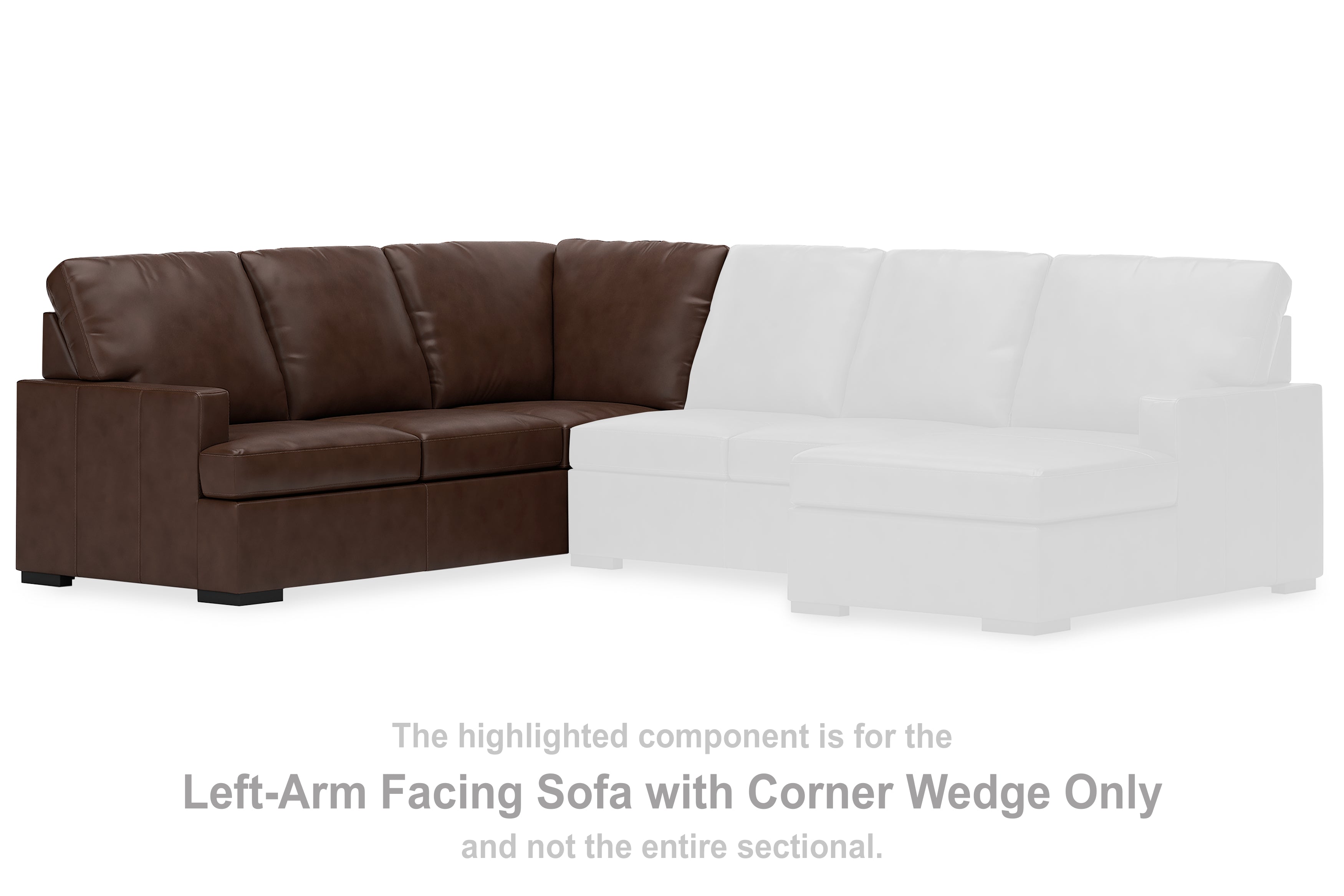 Orleans Furniture - Ashley Furniture - McDowlan Sectional - LAF Sofa w/Corner Wedge / Coffee - PC4850448