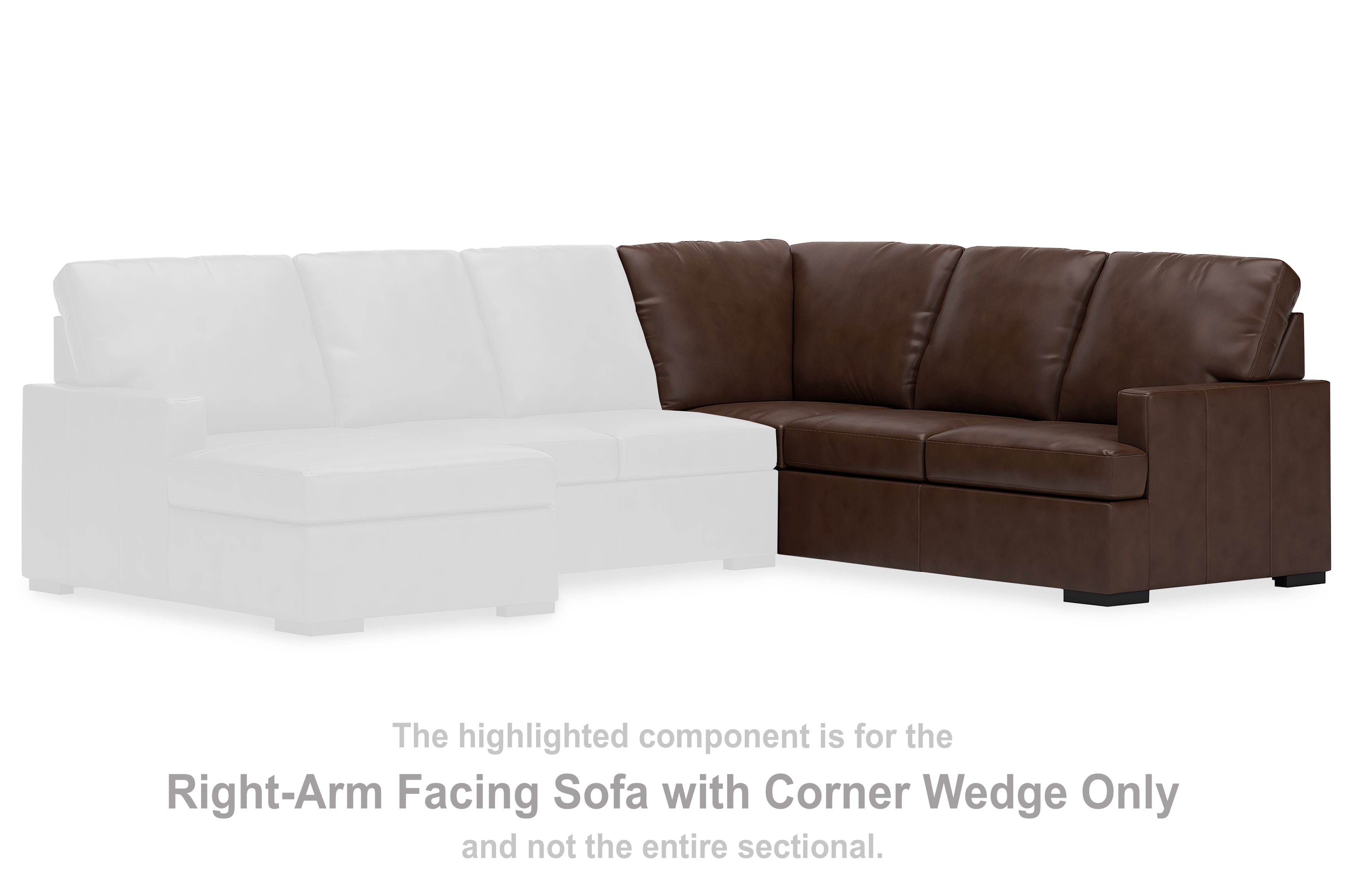Orleans Furniture - Ashley Furniture - McDowlan Sectional - RAF Sofa w/Corner Wedge / Coffee - PC4850449