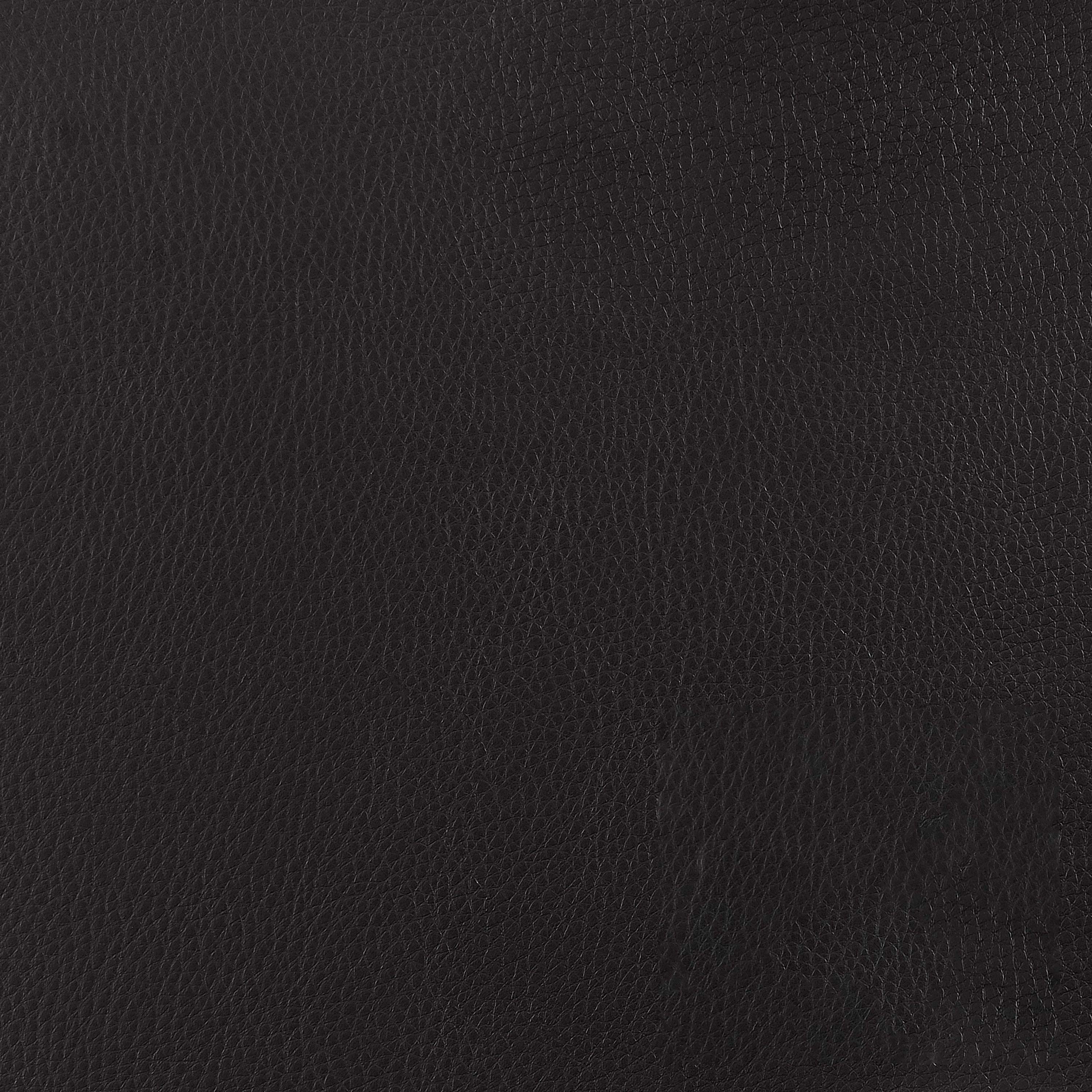 Bowman Round Upholstered Tufted Swivel Ottoman Black