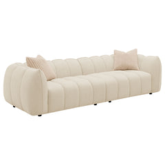 Orleans Furniture - Coaster - Winchester Boucle Upholstered Extra Long Sofa Sand Pebble - 503997