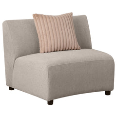 Orleans Furniture - Coaster - Fayette Upholstered Armless Chair Greige - 504924