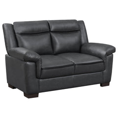Orleans Furniture - Coaster - Arabella Upholstered Padded Arm Loveseat Grey - 506592