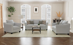 Orleans Furniture - Coaster - Salizar 3-piece Upholstered Flared Arm Sofa Set Sand - 508581-S3