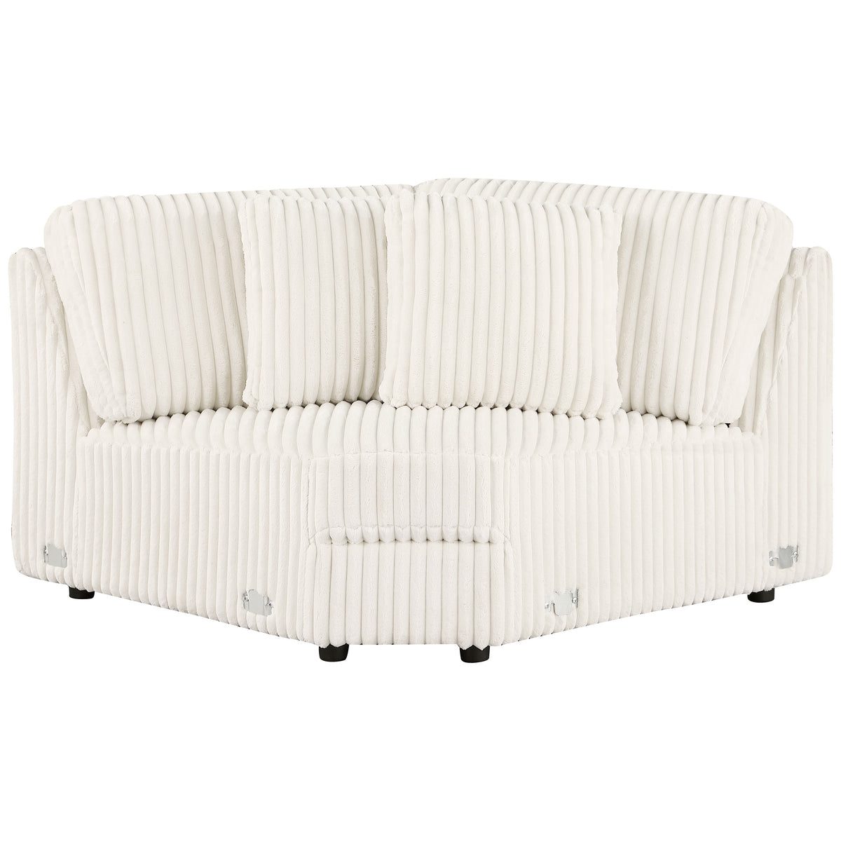 Orleans Furniture - Coaster - Emberson Upholstered Wedge Ivory - 508852