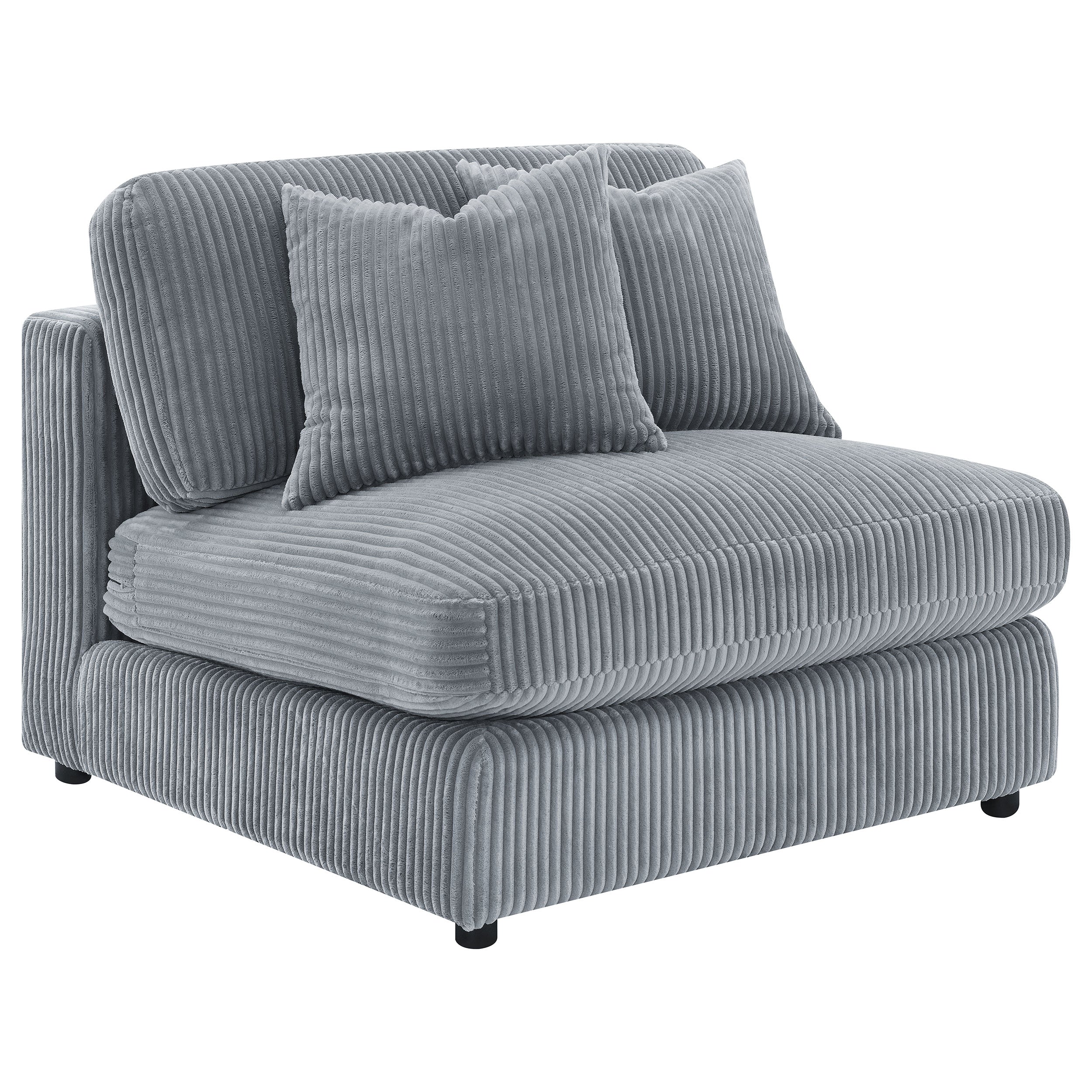 Orleans Furniture - Coaster - Blaine Upholstered Armless Chair Fog - 509997