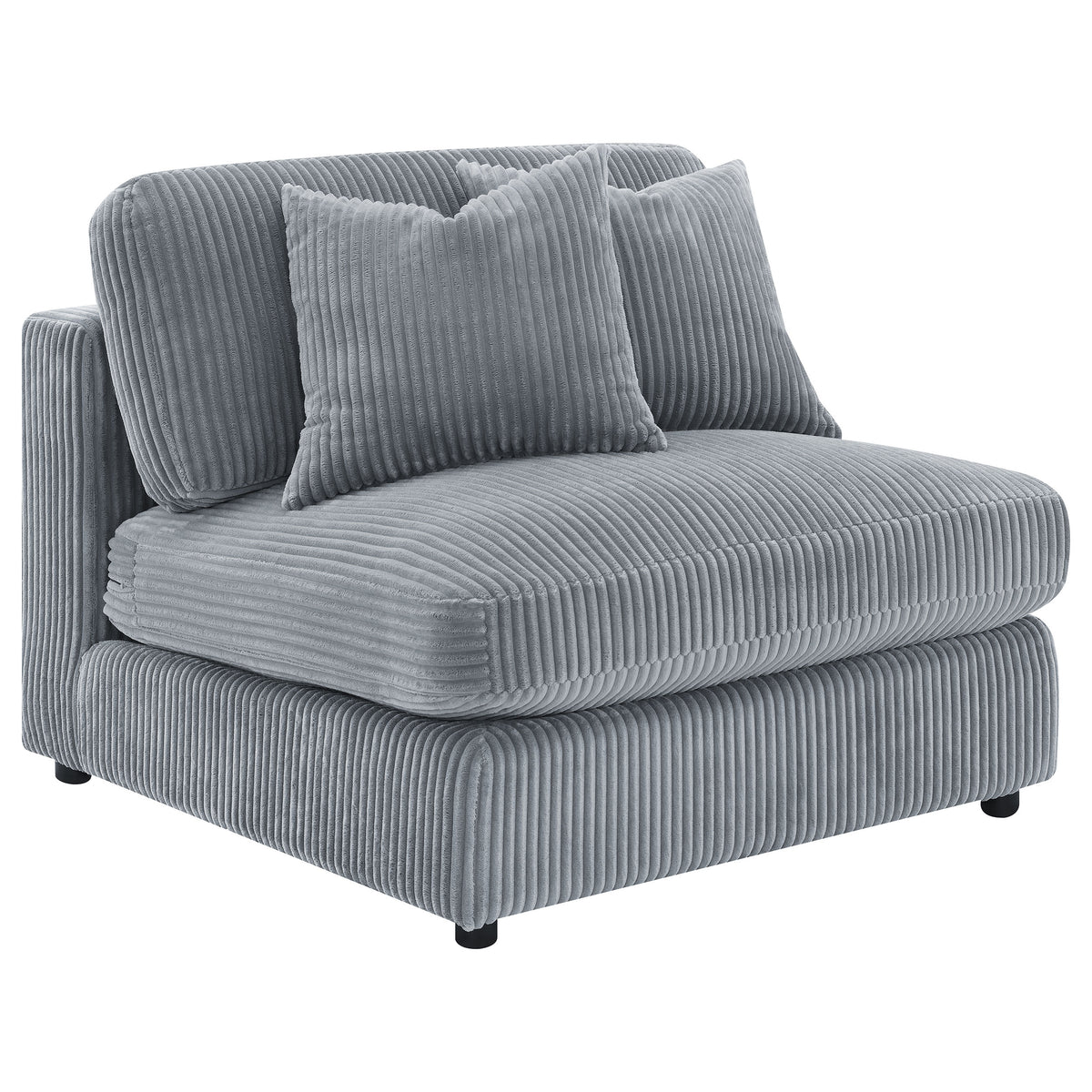 Orleans Furniture - Coaster - Blaine Upholstered Armless Chair Fog - 509997