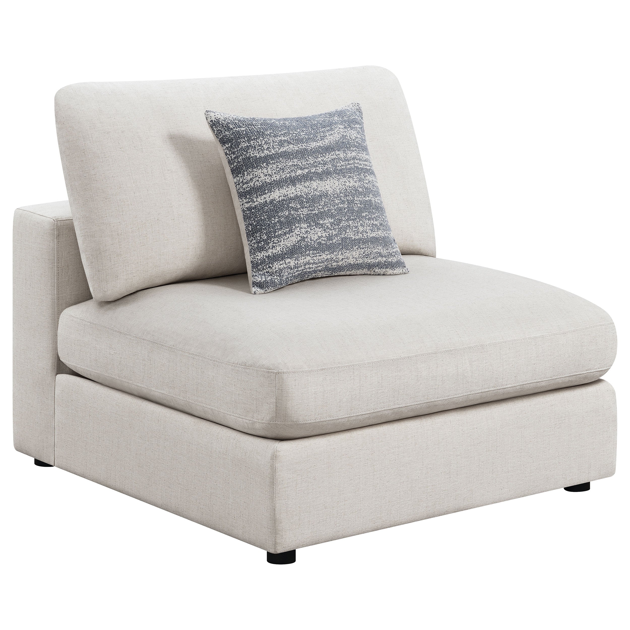 Orleans Furniture - Coaster - Serene Upholstered Armless Chair Beige - 551321
