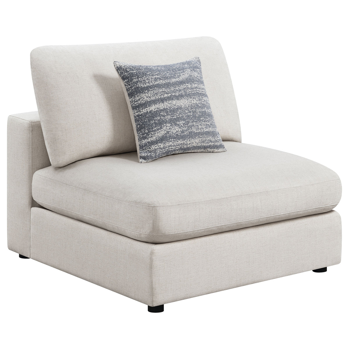 Orleans Furniture - Coaster - Serene Upholstered Armless Chair Beige - 551321