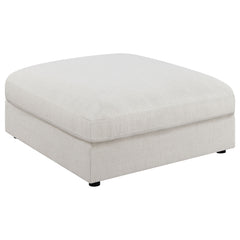 Orleans Furniture - Coaster - Serene Square Upholstered Ottoman Beige - 551323