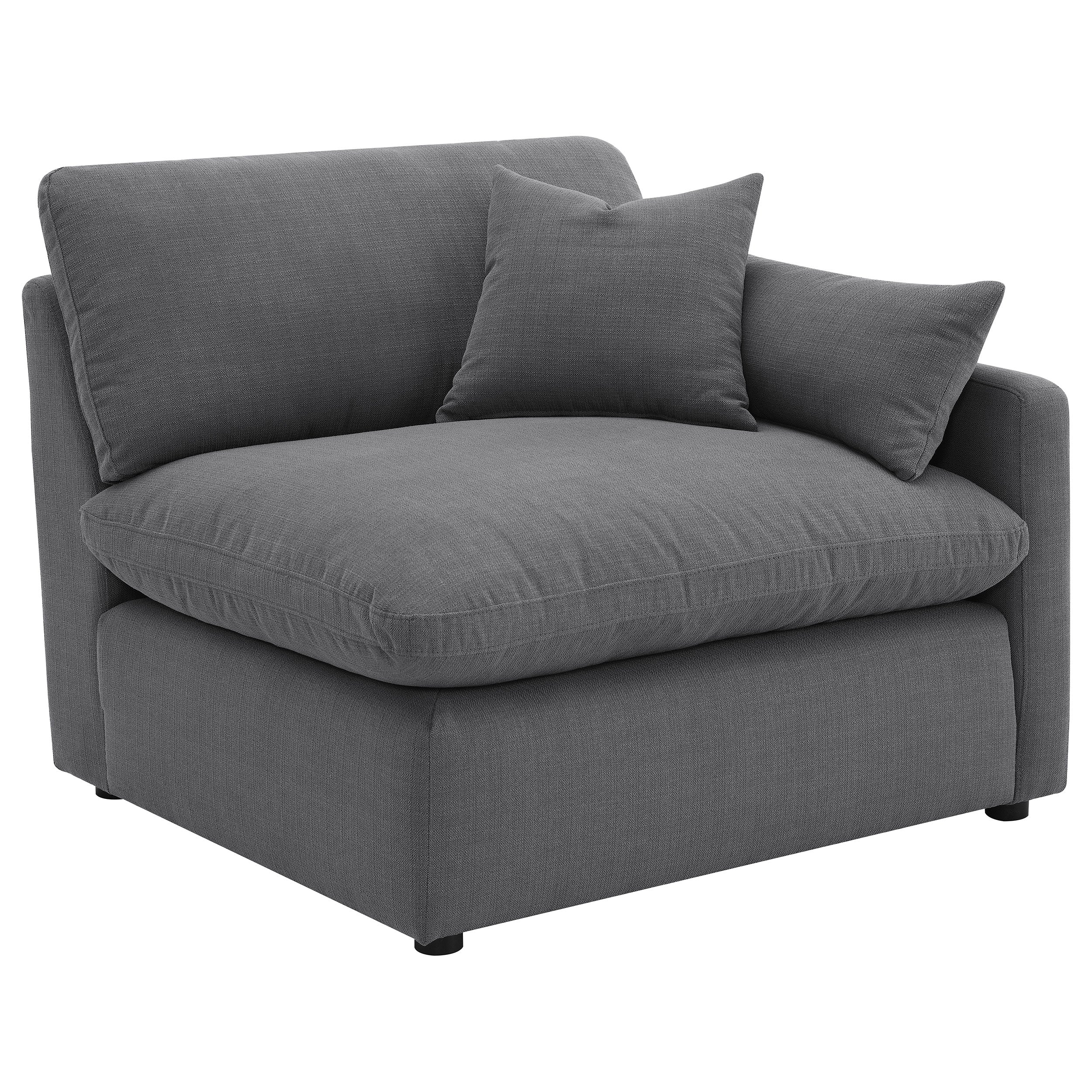 Orleans Furniture - Coaster - Hobson Upholstered RAF Chair Charcoal - 551458RAF