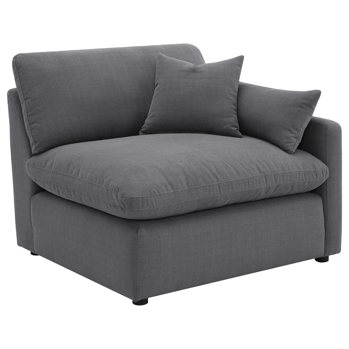 Orleans Furniture - Coaster - Hobson Upholstered RAF Chair Charcoal - 551458RAF