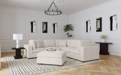 Orleans Furniture - Coaster - Lakeview 6-piece Upholstered Modular Sectional Sofa Ivory - 551461-SETA