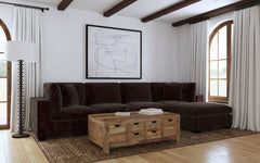 Orleans Furniture - Coaster - Lakeview 5-piece Upholstered Modular Sectional Chocolate - 551464-SETB