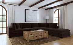 Orleans Furniture - Coaster - Lakeview 6-piece Upholstered Modular Sectional Chocolate - 551464-SET