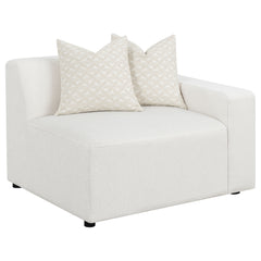 Orleans Furniture - Coaster - Freddie Upholstered RAF Chair Pearl - 551644RAF