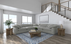 Orleans Furniture - Coaster - Raleigh 5-piece Boucle Upholstered Modular Sectional Grey - 551754-SETB
