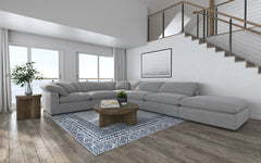 Orleans Furniture - Coaster - Raleigh 6-piece Boucle Upholstered Modular Sectional Grey - 551754-SET